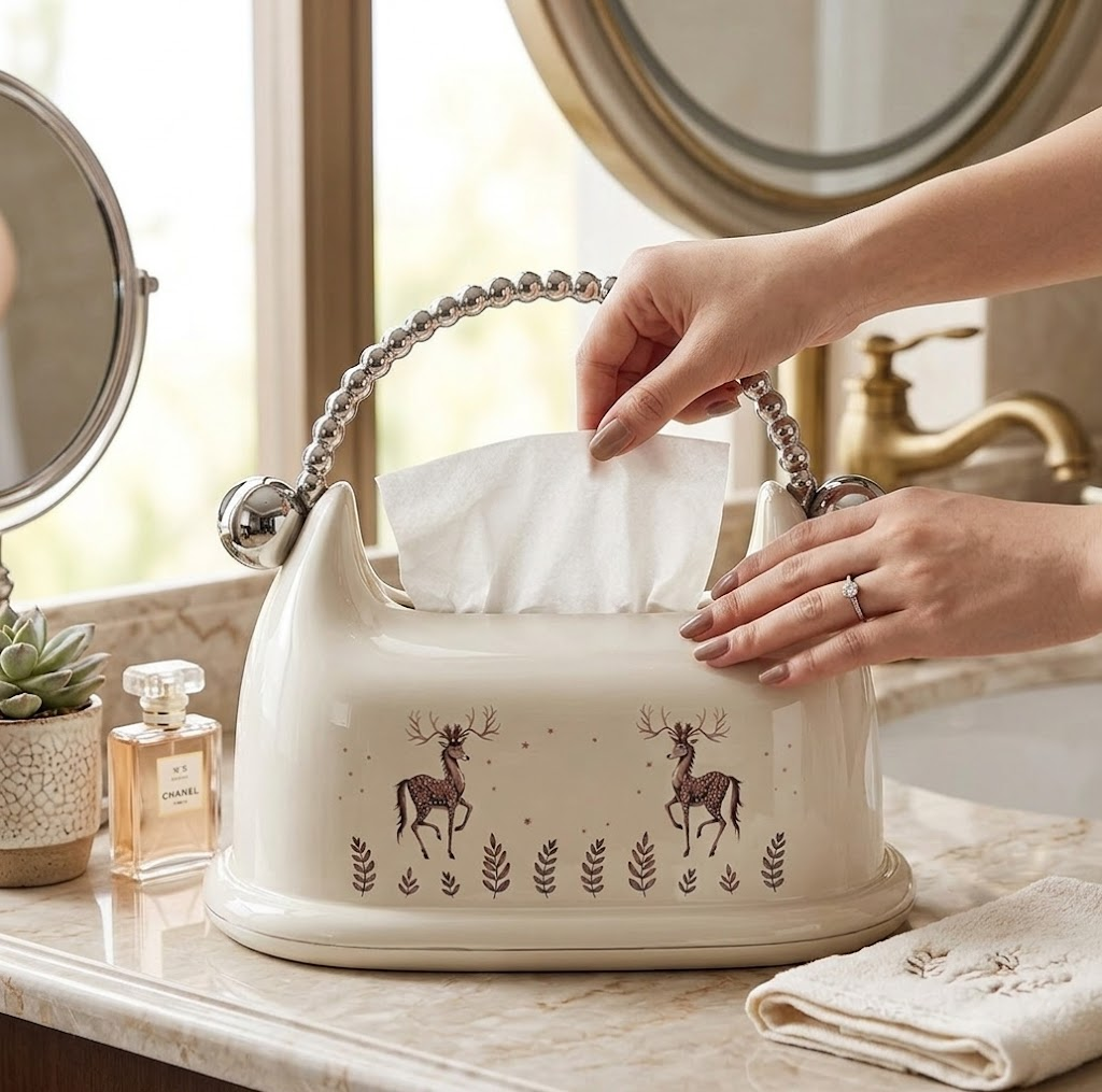 Portable Luxury Tissue Box