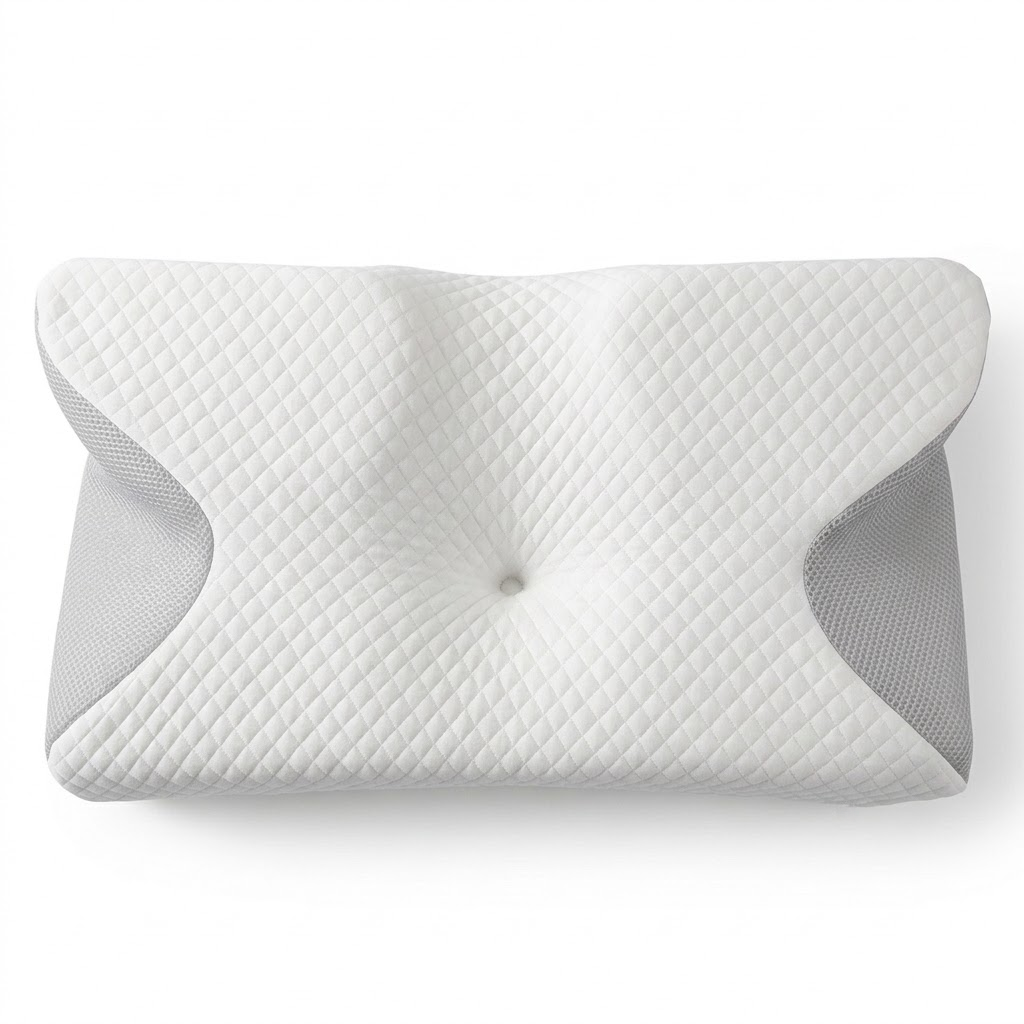 Ergonomic Memory Foam Butterfly Pillow
